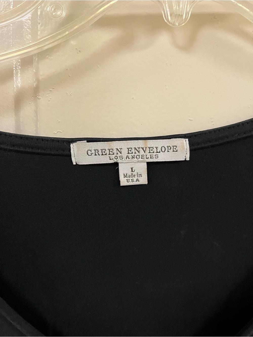 Green Envelops V-Neck Zip-Front Short Sleeve Blouse - Picture 3 of 5